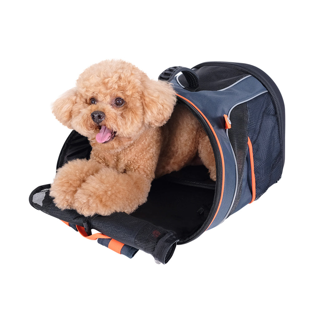Ibiyaya Ultralight Pro Backpack Carrier for Dogs & Cats Up to 7kg -- Navy Blue