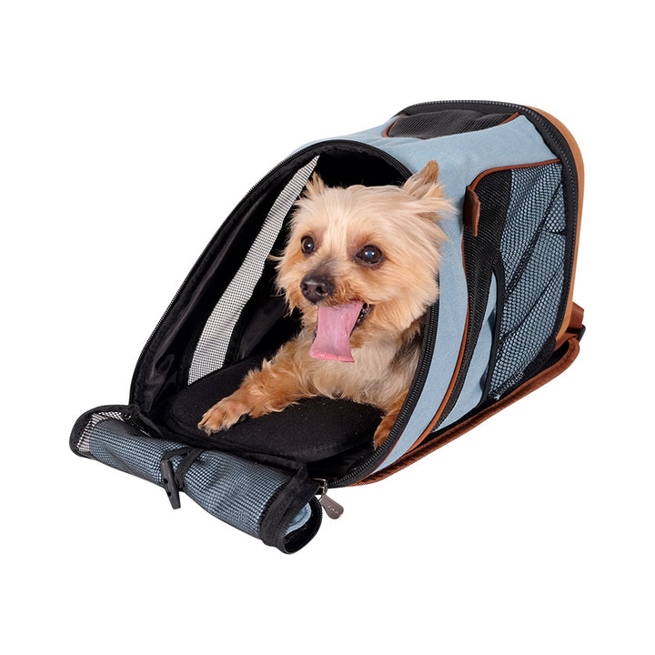 Ibiyaya New Denim Fun Lightweight Pet Backpack Up to 5kg