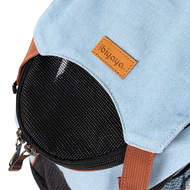 Ibiyaya New Denim Fun Lightweight Pet Backpack Up to 5kg