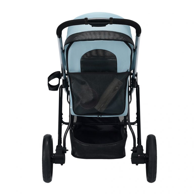 Ibiyaya The Beast 3-Wheel All-Terrain Pet Jogging Stroller Up To 25Kg - Flash Grey