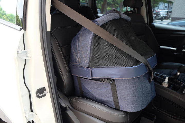 Ibiyaya New CLEO Pet Stroller & Car Seat Travel System in Blue Jeans Up to 20kg