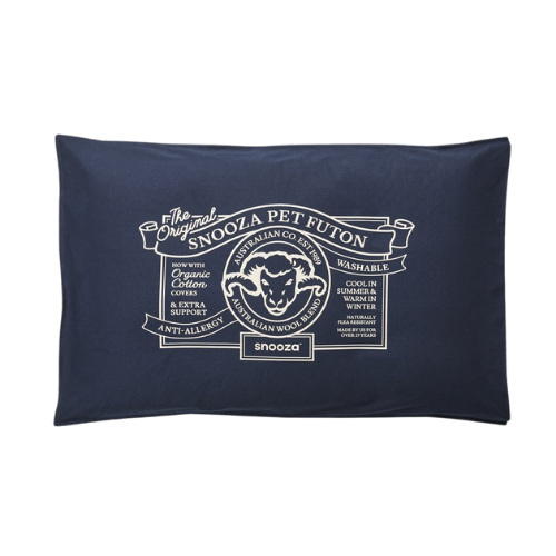 Snooza Organic Cotton Pet Futon--Blue