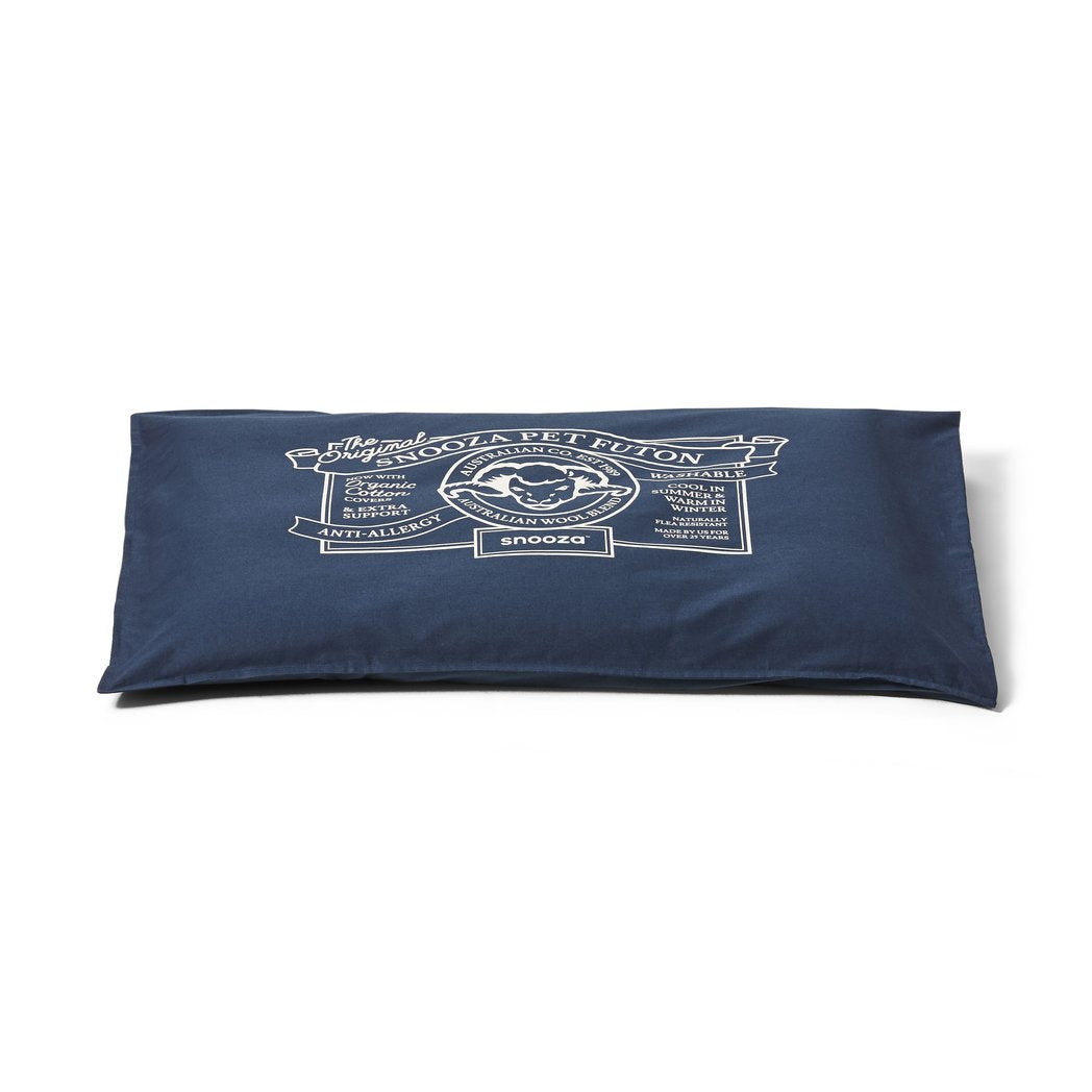 Snooza Organic Cotton Pet Futon--Blue