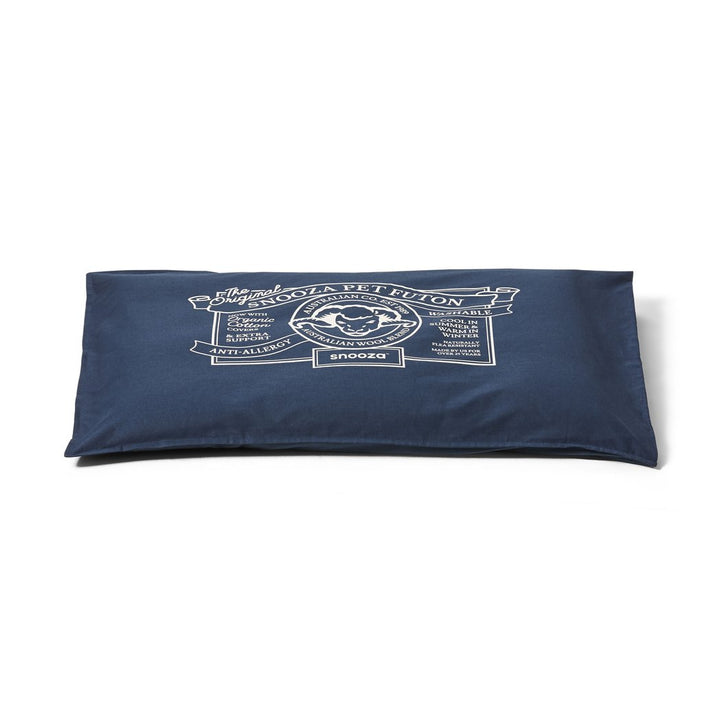 Snooza Organic Cotton Pet Futon--Blue