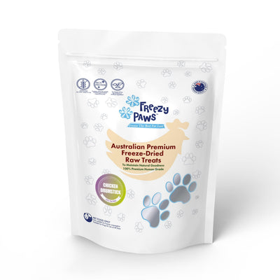 Freezy Paws Freeze Dried Chicken Drumstick Dog And Cat Treats 100g