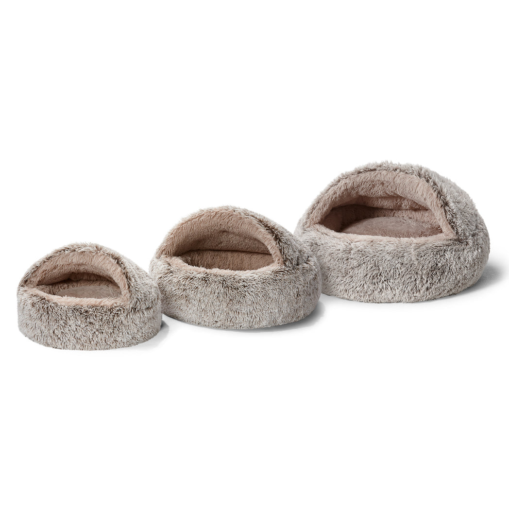 Snooza Calming Hoodie Cuddler For Dog and Cat -- Mink