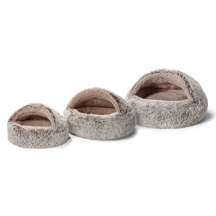 Snooza Calming Hoodie Cuddler For Dog and Cat -- Mink
