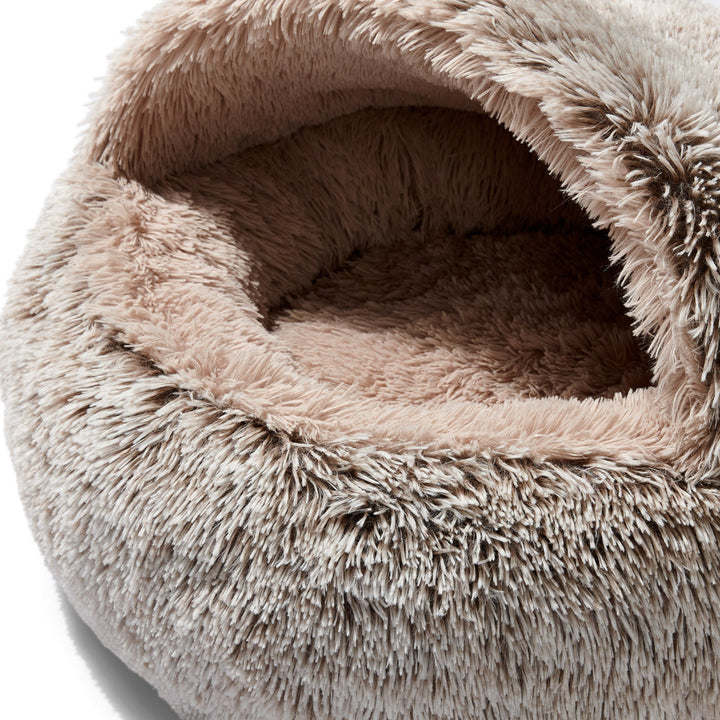 Snooza Calming Hoodie Cuddler For Dog and Cat -- Mink