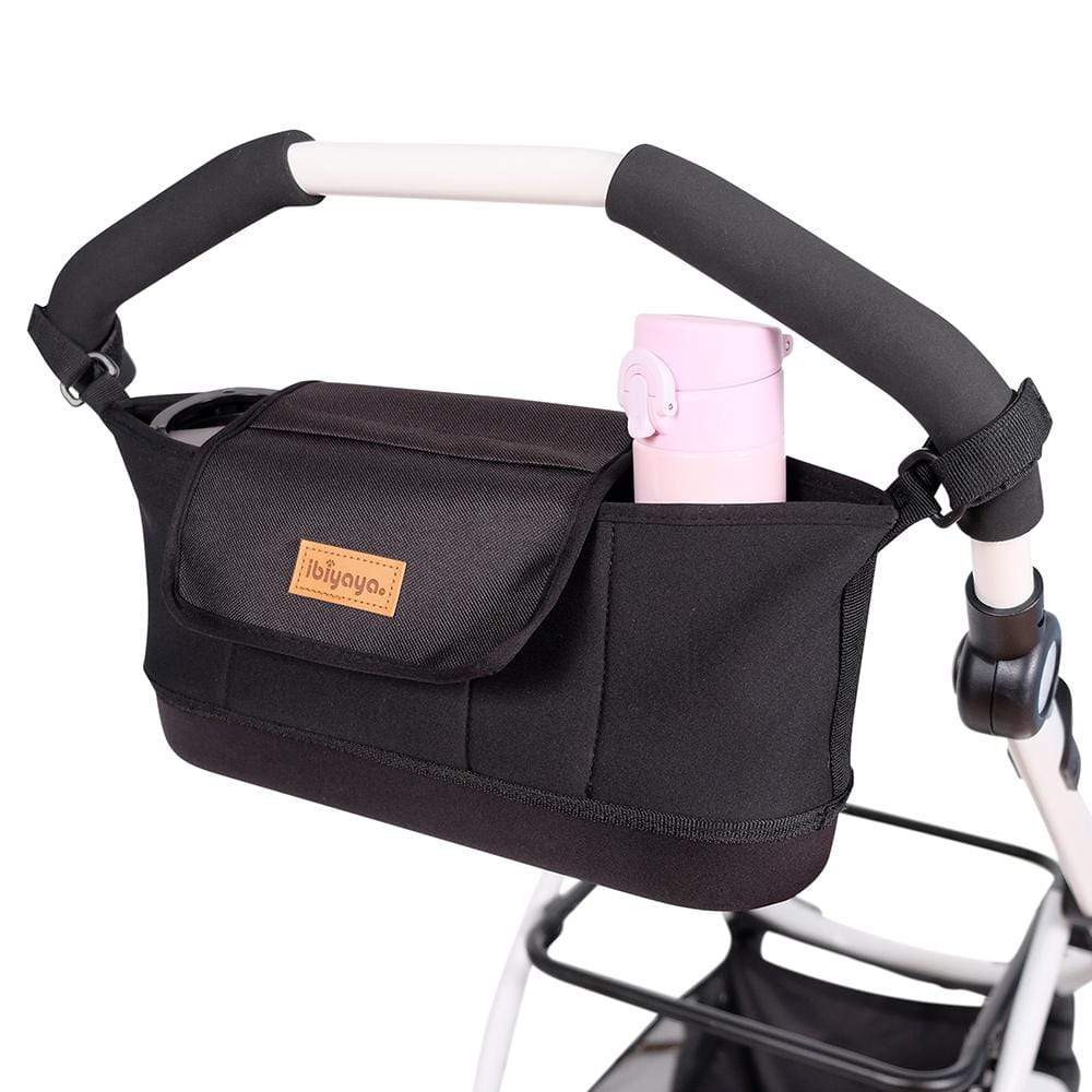 IBIYAYA Pet Pram Organiser Stroller Pouch - Black
