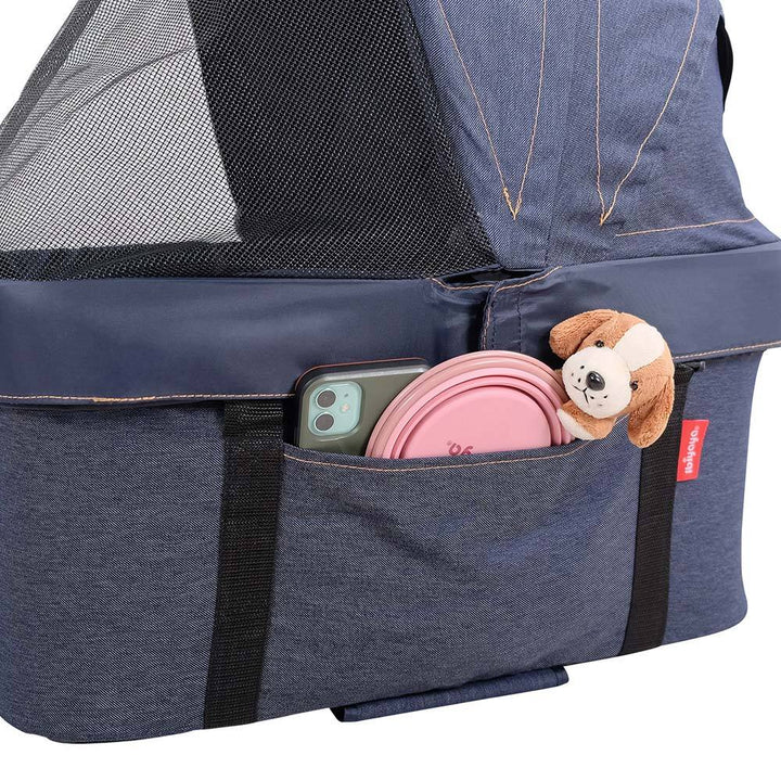 Ibiyaya New CLEO Pet Stroller & Car Seat Travel System in Blue Jeans Up to 20kg