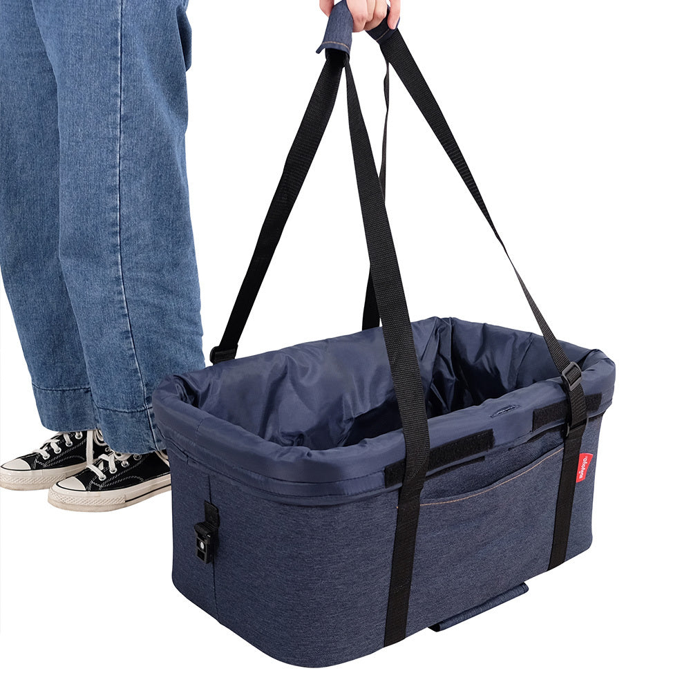 Ibiyaya New CLEO Pet Stroller & Car Seat Travel System in Blue Jeans Up to 20kg