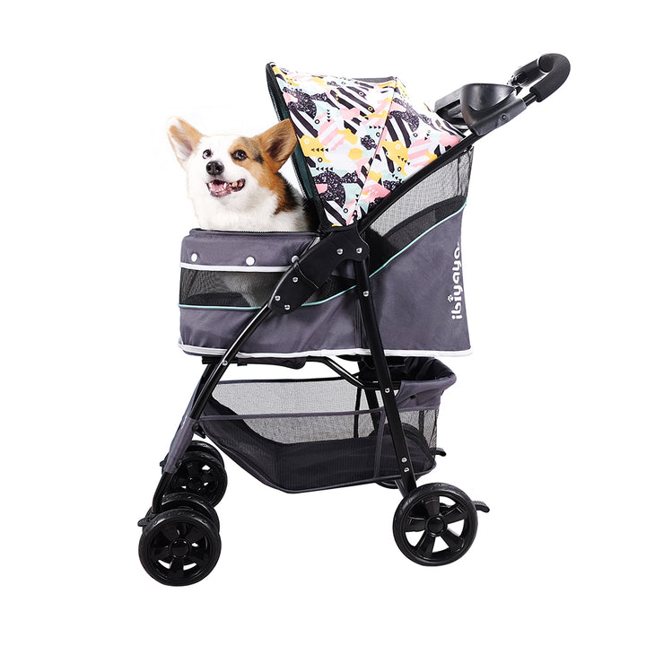 Ibiyaya Cloud 9 Pet Stroller for Cats & Dogs up to 20kg-- Mint Green