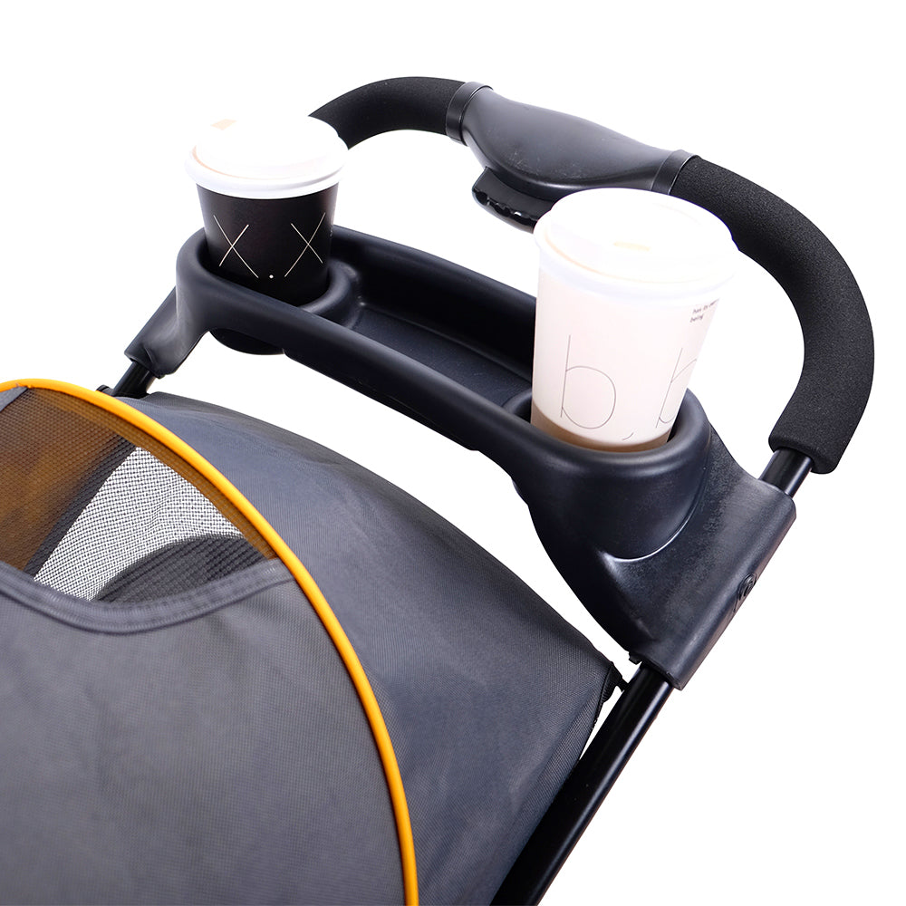 Ibiyaya Cloud 9 Pet Stroller for Cats & Dogs up to 20kg-- Mustard Yellow