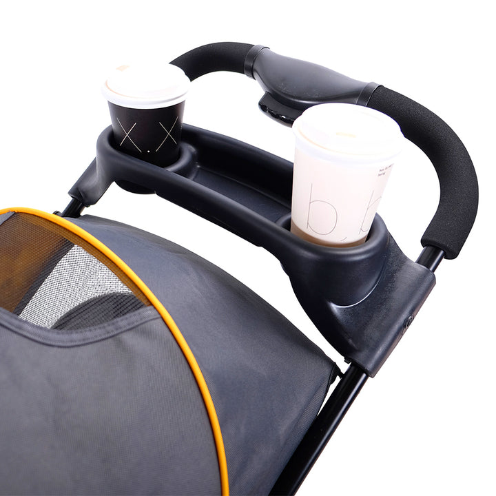 Ibiyaya Cloud 9 Pet Stroller for Cats & Dogs up to 20kg-- Mustard Yellow