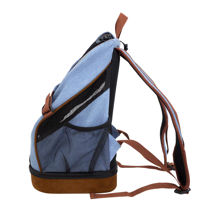 Ibiyaya New Denim Fun Lightweight Pet Backpack Up to 5kg