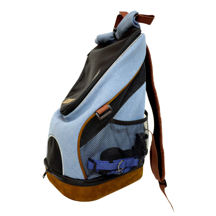 Ibiyaya New Denim Fun Lightweight Pet Backpack Up to 5kg