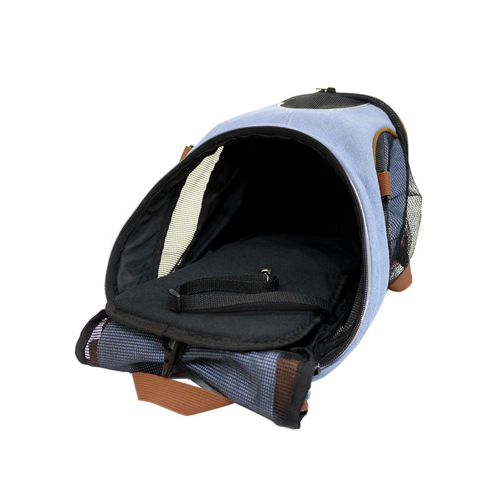 Ibiyaya New Denim Fun Lightweight Pet Backpack Up to 5kg