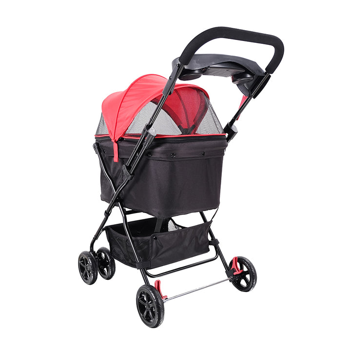 Ibiyaya Easy Strolling Pet Buggy Up to 20kg -- Rouge Red