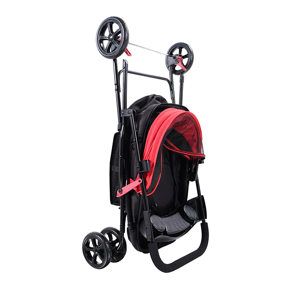 Ibiyaya Easy Strolling Pet Buggy Up to 20kg -- Rouge Red