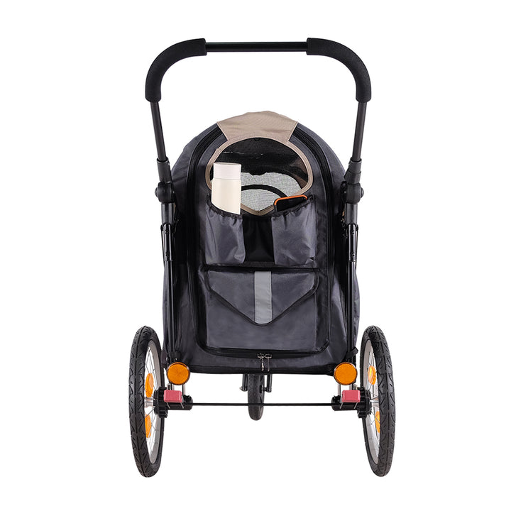 Ibiyaya Happy Pet Trailer/Jogger 2.0 Up to 30Kg-- LATTE