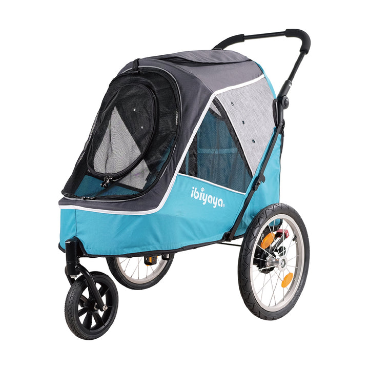 Ibiyaya Happy Pet Trailer/Jogger 2.0 Up to 30Kg-- Ocean Blue