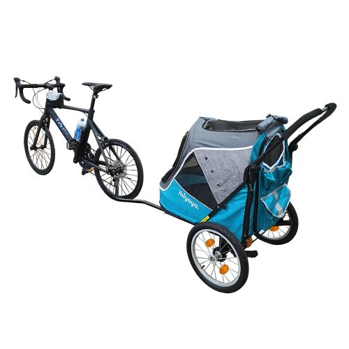 Ibiyaya Happy Pet Trailer/Jogger 2.0 Up to 30Kg-- Ocean Blue