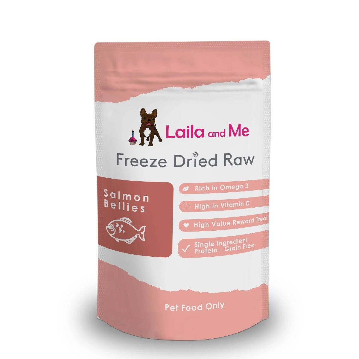 Laila & Me Freeze Dried Raw Salmon Bellies