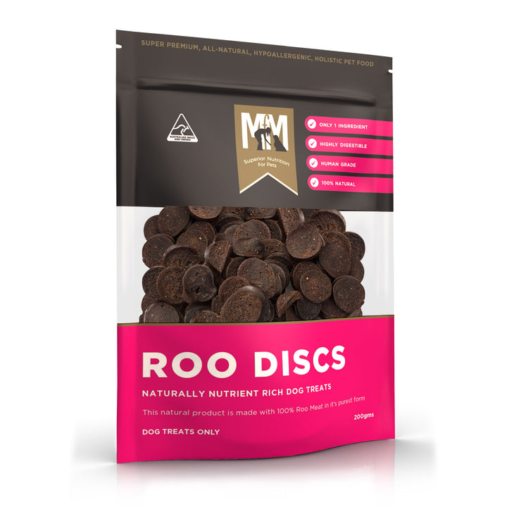 Meals For Mutts Roo Disc Treats For Dog 200G