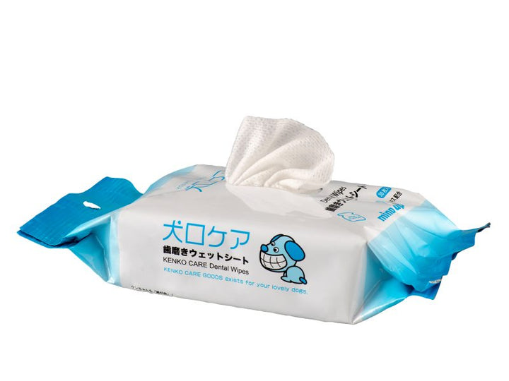 Mind Up Japan Dog Dental Finger Wet Wipes 30pc