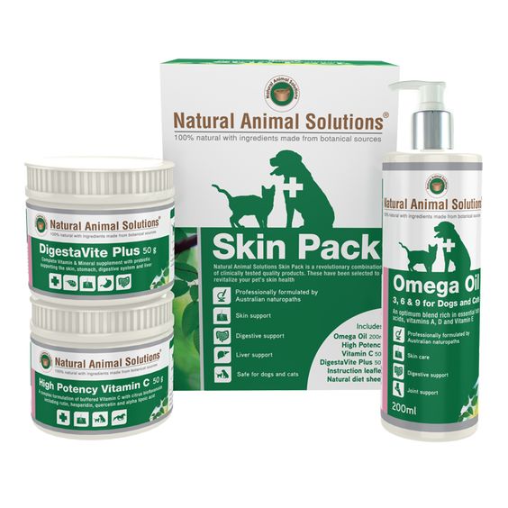 Natural Animal Solutions (NAS) Skin Pack for dogs and cats