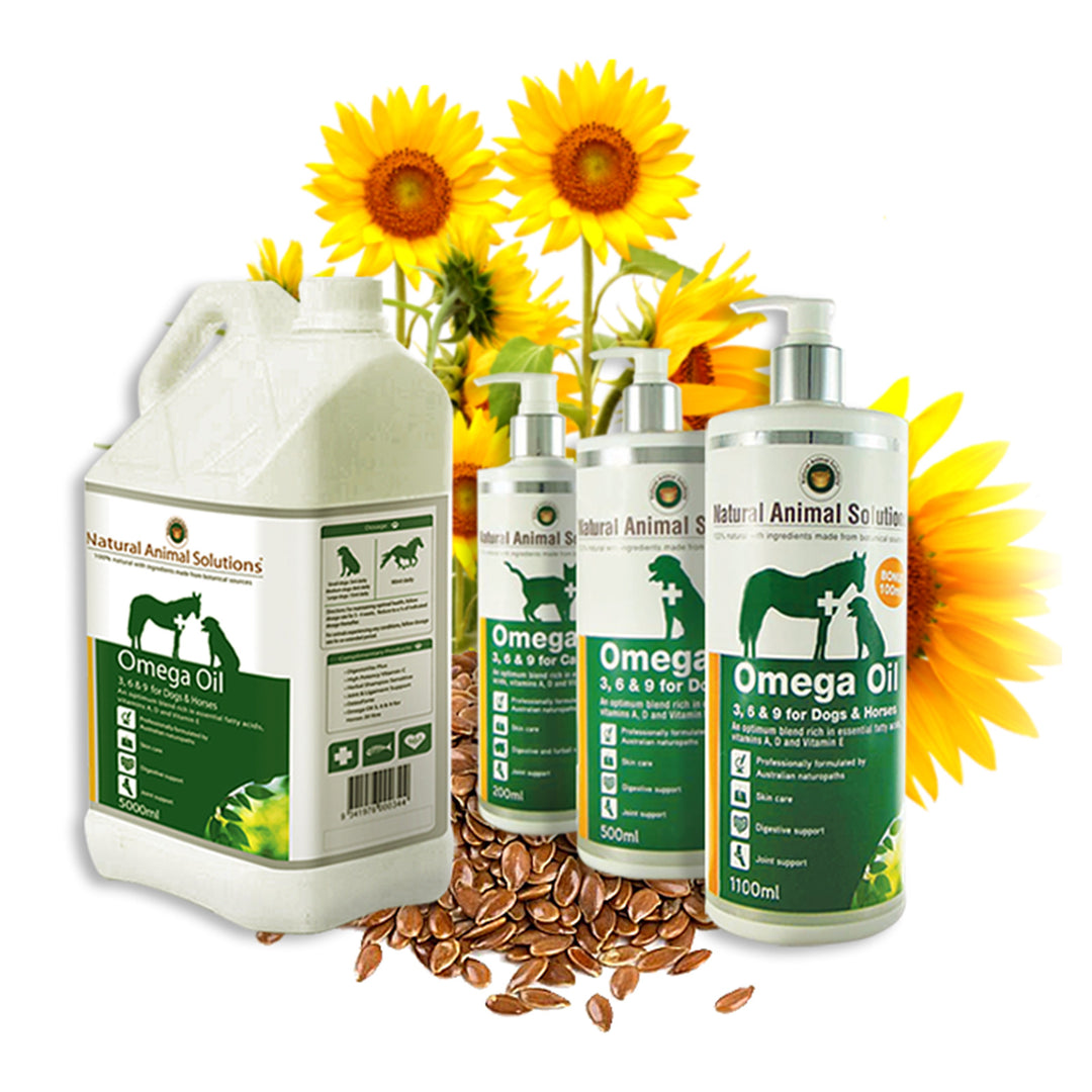Natural Animal Solutions (NAS) Omega 3 6 And 9 Oil For Dog and Horse