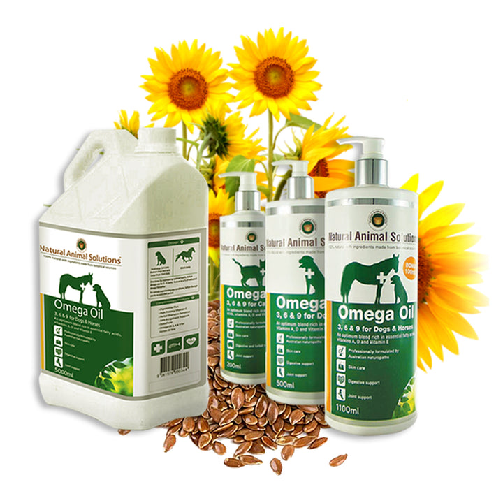 Natural Animal Solutions (NAS) Omega 3 6 And 9 Oil For Dog and Horse