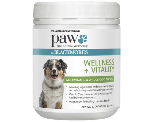 PAW By Blackmores Wellness & Vitality Chews 300g