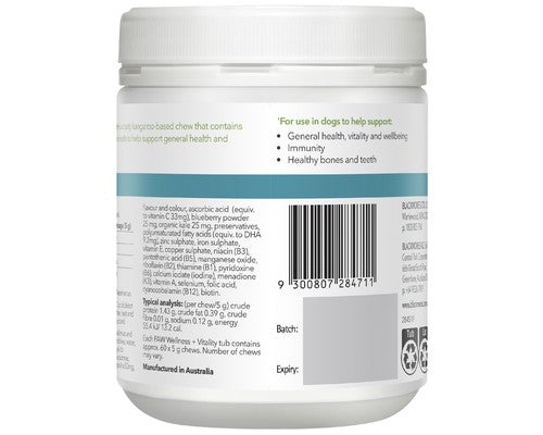 PAW By Blackmores Wellness & Vitality Chews 300g