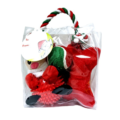 Prestige Christmas Dog Toys Gift Pack – 4 Piece
