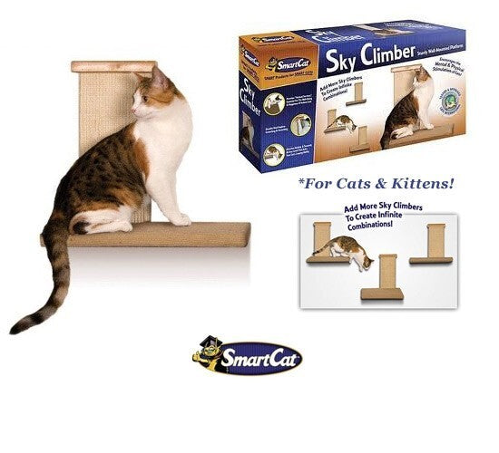 Smartcat Sky Climber Wall Mounted Cat Scratching Post Each