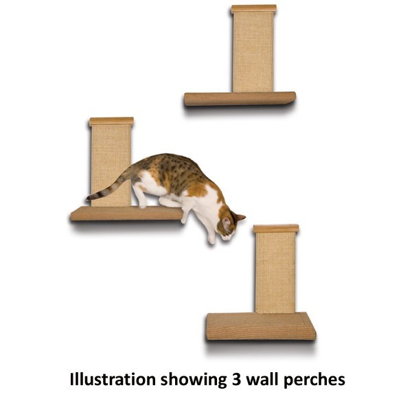 Smartcat Sky Climber Wall Mounted Cat Scratching Post Each