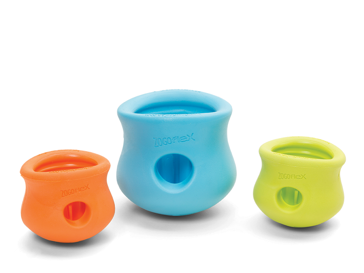 West Paw Toppl Treat Dispensing Dog Toy -- Blue