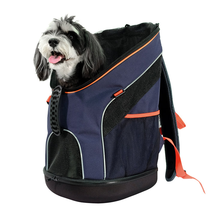 Ibiyaya Ultralight Pro Backpack Carrier for Dogs & Cats Up to 7kg -- Navy Blue