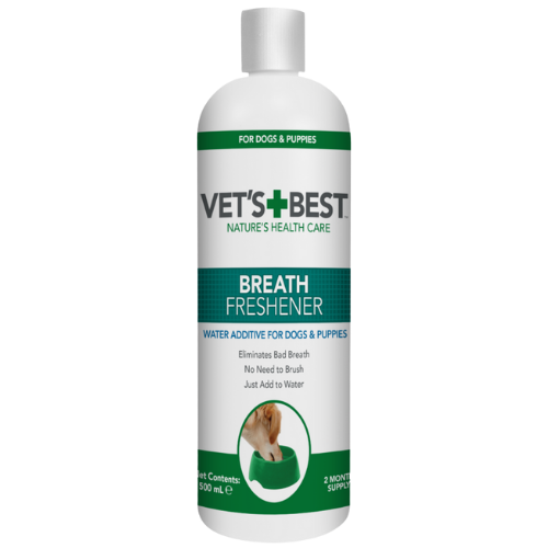Vet's Best Breath Freshener Water Additive For Dogs & Puppies 500mL