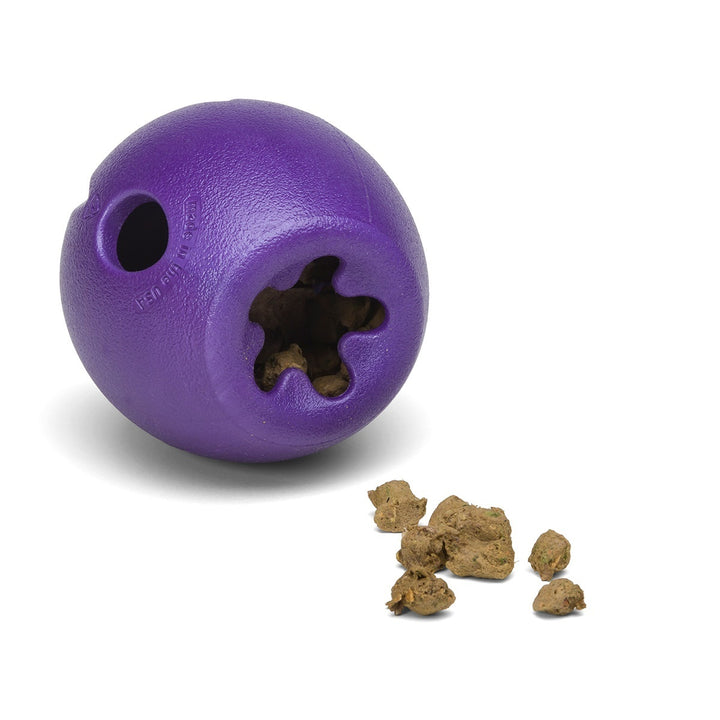 West Paw Rumbl Dog Toy - Eggplant