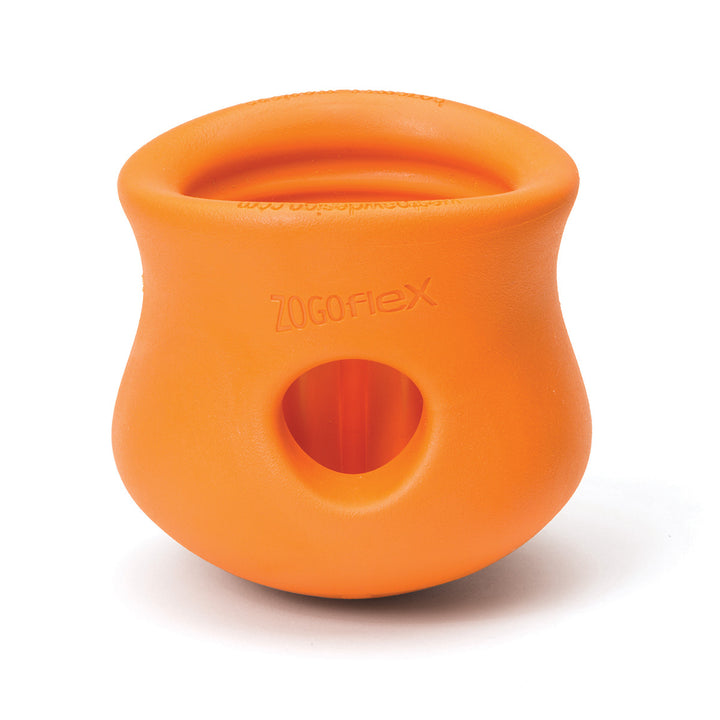 West Paw Toppl Treat Dispensing Dog Toy -- Orange
