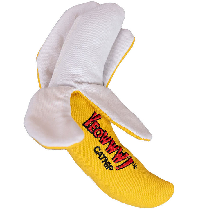 Yeowww! Peeled Banana Cat Toy with Pure American Catnip