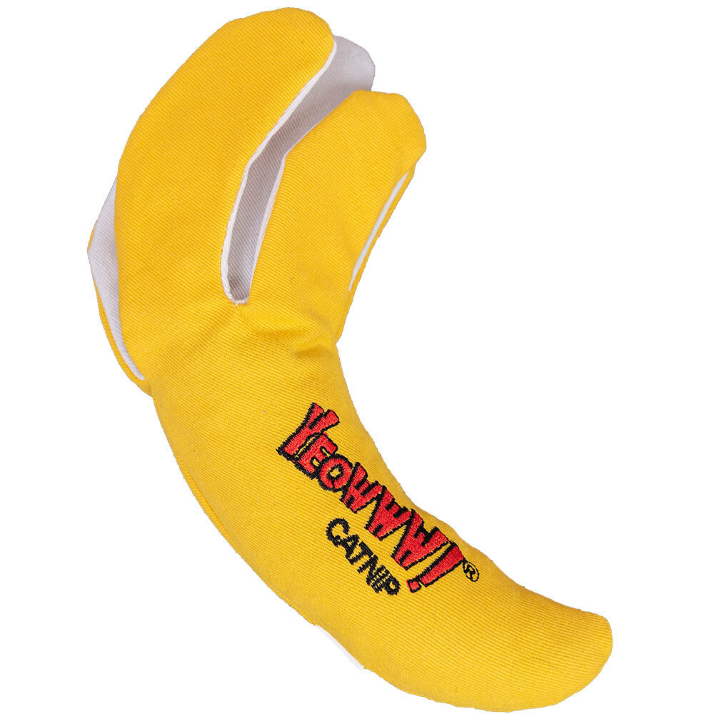 Yeowww! Peeled Banana Cat Toy with Pure American Catnip