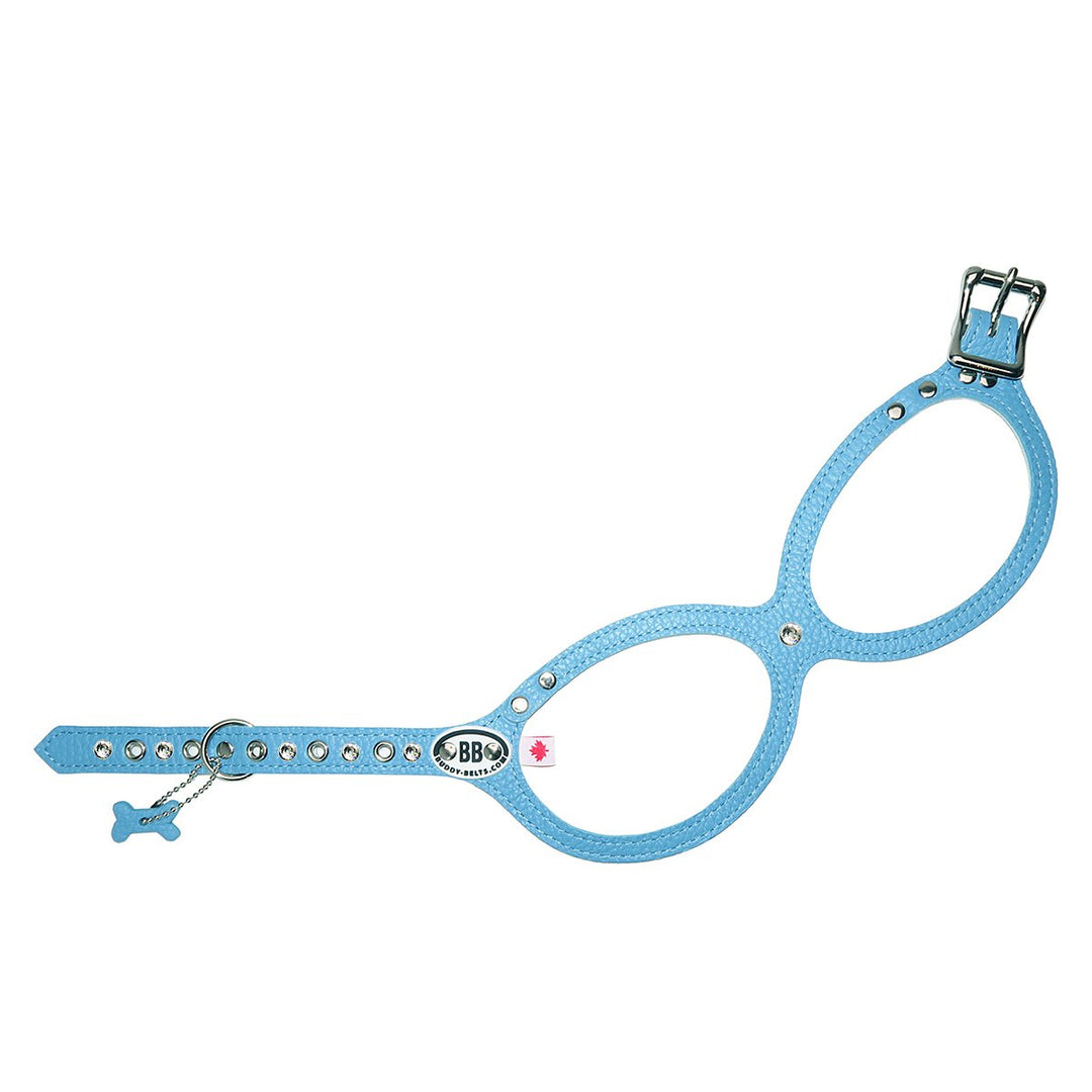 Buddy Belts (BB) Leather Harness –  Premium – Blue