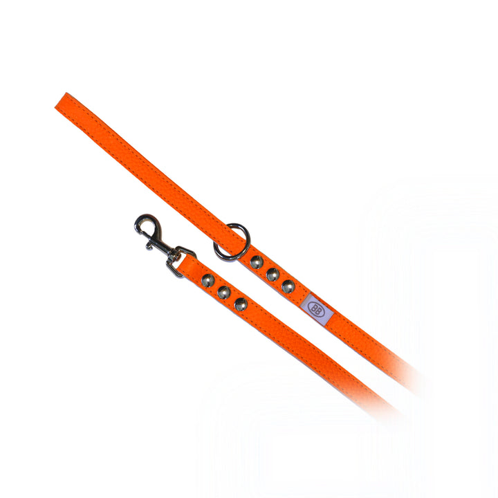 Buddy Belts (BB) All Leather Leashes – Luxury - Fireball
