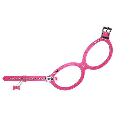 Buddy Belts (BB) Leather Harness –  Luxury – Hot Pink