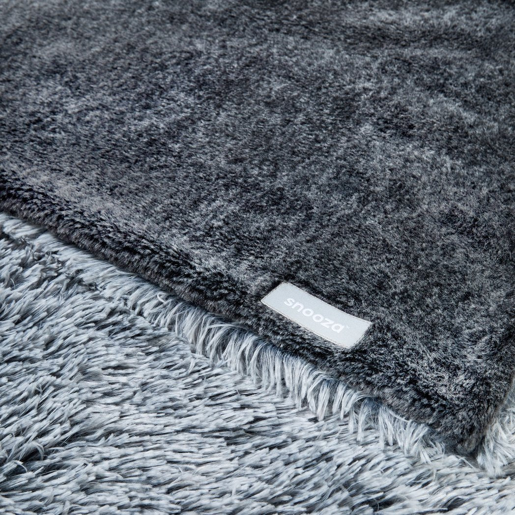 Snooza Calming Cuddler Blanket Sliver Fox