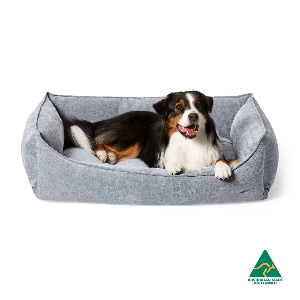 Snooza Dog Bed Chaise Lounge Smoke