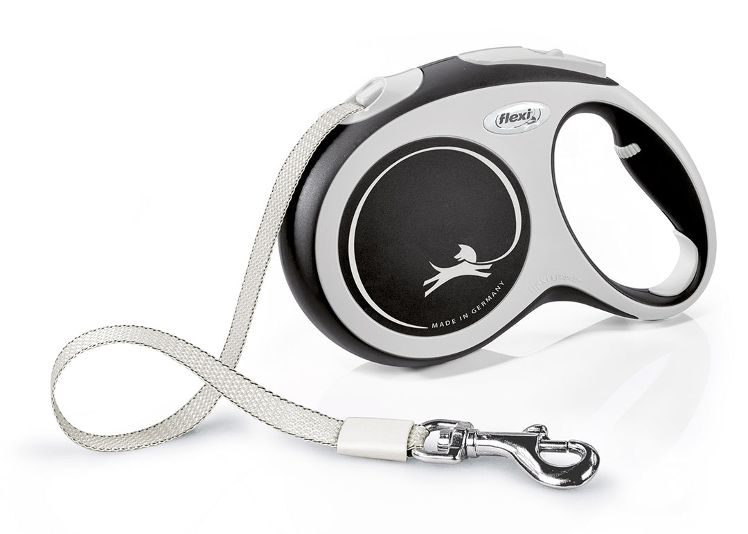 Flexi Comfort Retractable Tape Dog Leash Large 5m-- Black